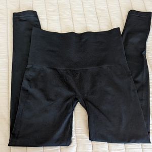 Spanx by Assets Black Leggings Tights Women's Medium